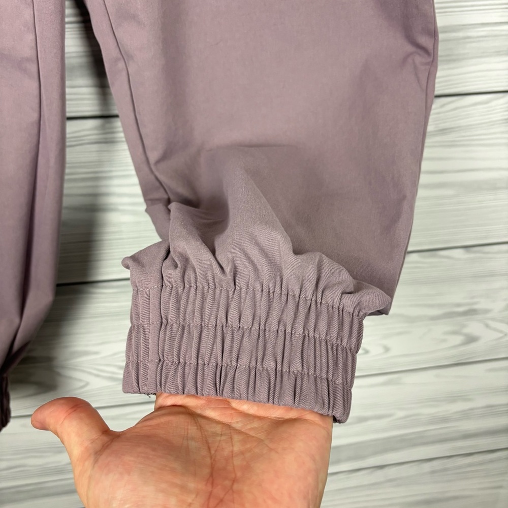 Nike Sportswear Swoosh Snug Comfort Woven Joggers Size Large Lilac Purple - Picture 3 of 10
